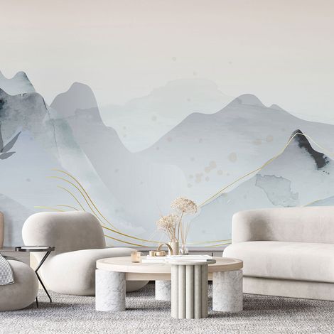 Papier peint panoramique - Paysage Design - 130 cm x 55 cm (1/4)