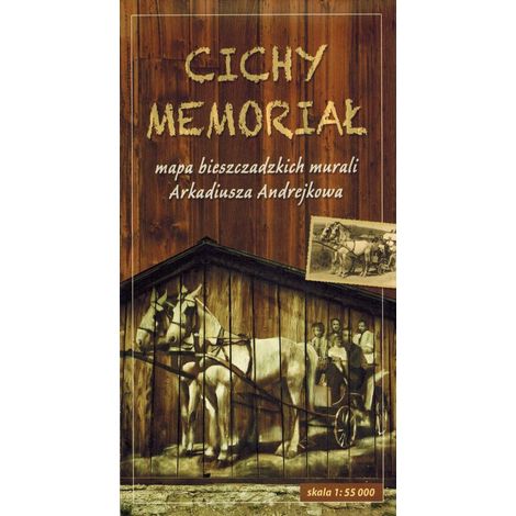 Monti Bieszczady - Memoriale silenzioso. Mappa dei murali Bieszczady di Arkadiusz Andrejkow. Bussola (1/5)