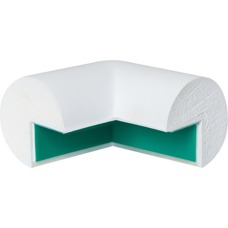 Moravia Prallschutz MORION Kreis Kantenschutz 40 x 40 Außenecken zweischenklig weiß (1/3)