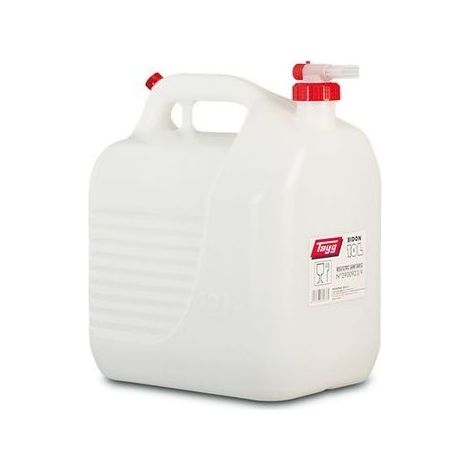 10-Liter-Kunststofffass mit Zapfhahn, geeignet für den Lebensmittelgebrauch