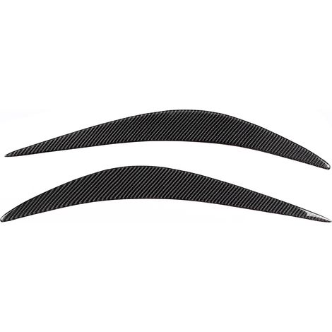 Paire de bandes de sourcils et de paupières de phare, couverture en Fiber de carbone adaptée à Infiniti Q50 2014 – 2019 (1/5)