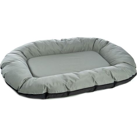 Cuscino morbido modello Top sfoderabile e fondo antiscivolo per cani e gatti : 130 x 100 x 14 cm - Nero