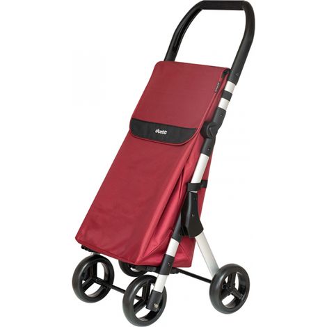 Carrello della spesa telaio in alluminio 46lt marrone muuvi up playmarket duett (1/4)