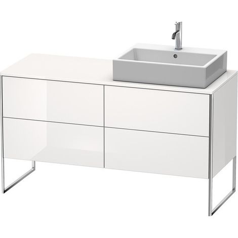 Meuble sous-vasque XSQUARE 778x1400x548m avec éclairage re blanc brillant lack
