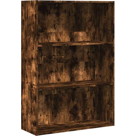Maison Exclusive - Bücherregal Räuchereiche 80x30x114 cm Holzwerk