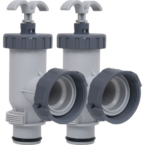 Pool Plunger Valves 2 pcs vidaXL