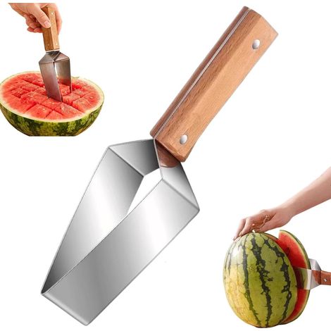 Trancheuse À Pastèque Avec Poignée Ergonomique, Gadget De Cuisine  Outil Coupe-Fruits Pour Cuisine Camping Pique-Nique Restaurant Magasin De Fruits Cantaloup Anan (1/5)