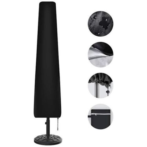 Garden parasol cover diameter 2m 4m 420D parasol cover for 9 to 11 feet H190 x 30/50cm (1/5)