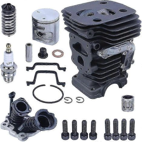 Kit de joint de manchon d'admission de piston de 42 mm pour tronçonneuse Husqvarna 445, 445E II et 450. Remarque : Convient également au modèle 450 avec une légère réduction de puissance. 544119902 (1/5)
