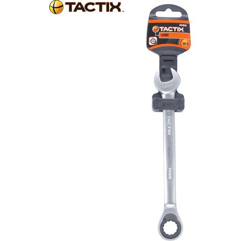 ORION91 LLAVE COMBINADA CARRACA 14MM 72 DIENTES CRV ALTA CALIDAD MARCA TACTIX
