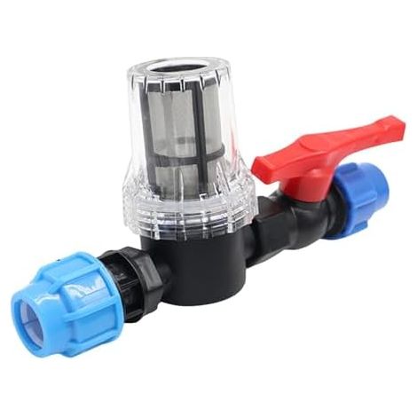 Válvulas de interruptores de accesorios de riego por goteo CSPARKV de 20 mm, válvulas de compuerta con conector de bloqueo de púas, válvulas de riego por goteo reutilizables, accesorios de riego autom