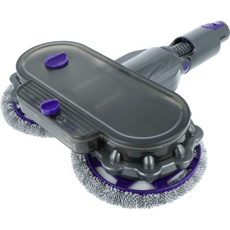 vhbw Elektrischer Wischmopp-Aufsatz kompatibel mit Dyson V8 Total Clean Staubsaugern - inkl. Wassertank + 2 Wischpads