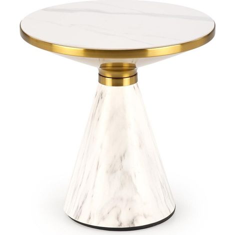 Mesa de centro Houston 1817 , 52x0x0cm, Diámetro: 50, Piedra sinterizada, Redonda