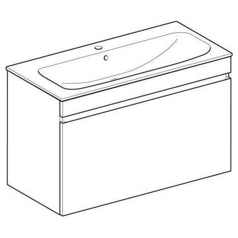 Geberit Renova Plan Set mit Waschtisch u. Unterschrank ,1 (1/5)