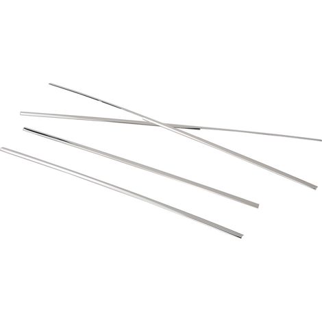 4 baguettes de seuil de fenêtre en acier inoxydable compatibles avec Land Rover Defender 2020-2021 (1/5)
