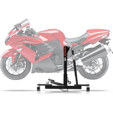Lève moto centrale - ConStands Power-Evo - Compatible Kawasaki ZZR 1400 - Capacité 300 kg - Léger 17 kg