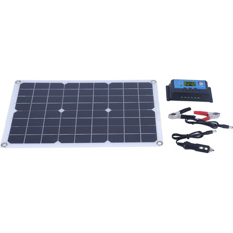 50-W-Monokristallines Solar-Ladepanel (DC 18 V), tragbar, 1600 mA, inklusive Controller (1/5)
