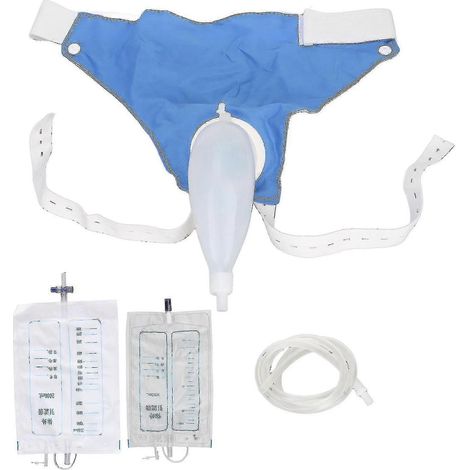 Tragbarer Urinbeutel mit Urinkatheterleitung 1000 ml 2000 ml für ältere Männer, bettlägerige Inkontinenzpatienten-hao (1/4)