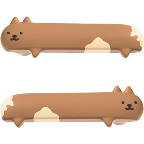 BUNTHAUS Lot de 2 Poignée De Porte en Silicone Anti Collision, Couvre poignée De Porte, Coussinet De Protection, Manchon De Sécurité, Poignée Domestique Résistante Au Froid (1/5)