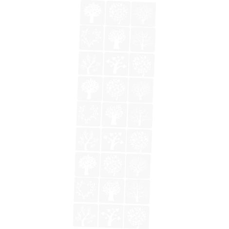 3 Ensembles Pochoirs Plastique Réutilisables Pour Peinture Lot De Pochoirs (1/5)
