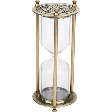 Sablier décoratif en verre, minuteur pour maison, accessoire cadeau ornement, petit modèle (1/5)
