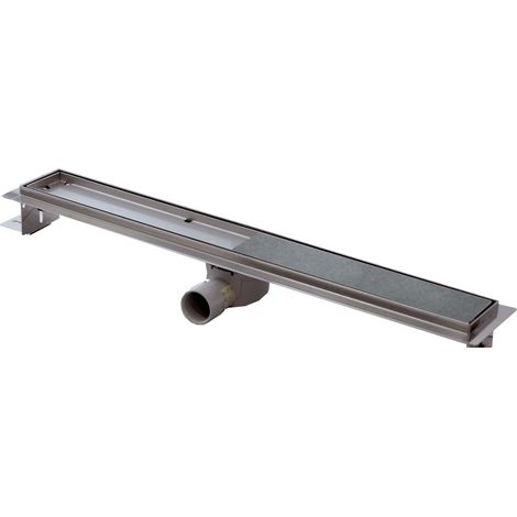 Canalina sifonata a pavimento piastrellabile 12,5x100 (1/3)