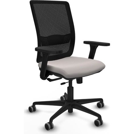 Chaise de bureau piqueras y crespo Haches blanc simili cuir (1/2)