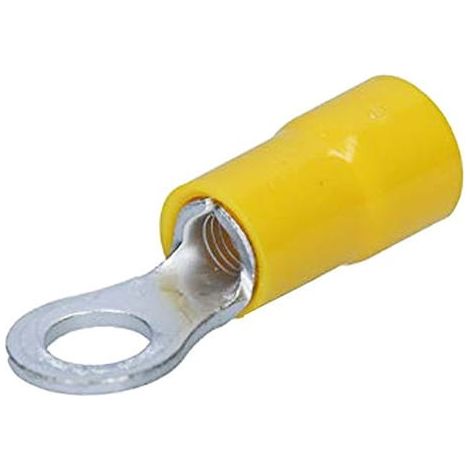 Capocorda a Occhiello 4 / 6 mm Preisolato Giallo Foro 5 Cembre