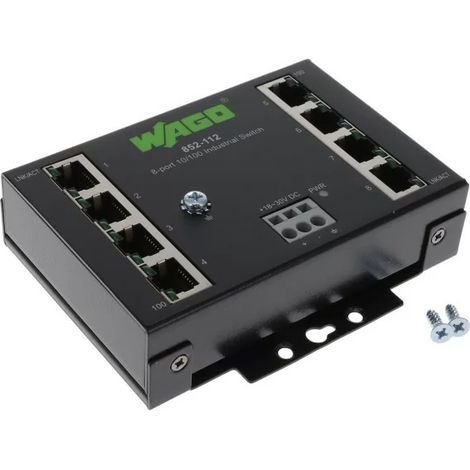WAGO Industrial ECO Switch 8 Puertos Ethernet Industrial