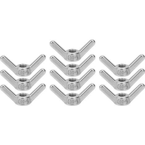 Écrous à griffes M8 en acier inoxydable 304, lot de 10 pièces, accessoires de fixation et quincaillerie pour montage robuste (1/5)