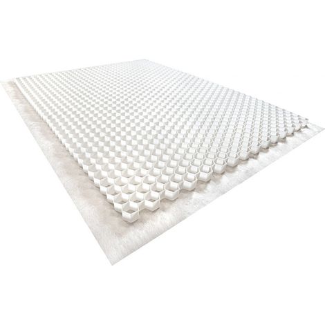 Stabilisateur de gravier 1,92 m² - Blanc - 120 X 160 X 4 cm Blanc - EASYSTAB - Palette de 63.36m²