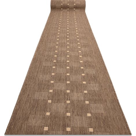 Läufer SIZAL FLOORLUX Modell 20079 coffe / mais 70 cm beige 70x100 cm