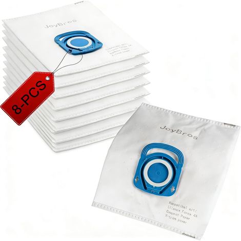 8 Sacs pour Rowenta Power XXL RO3143EA RO3126EA RO3953EA RO7755 RO7473 Hygiene Plus Silence Force Allergy 4.5L