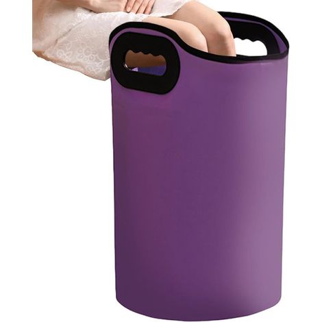 Zusammenklappbares, wasserdichtes Fußbadbecken (23 Liter) mit Abflussloch und Schlauch (1/5)