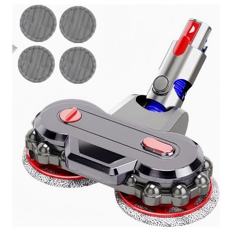Accessorio per la pulizia a umido compatibile con gli aspirapolvere Dyson v15, v7, v8, v10 e v11, per la pulizia di pavimenti in legno, con 4 panni inclusi. (1/5)