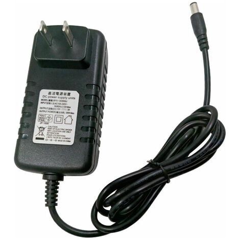 Alimentatore universale, adattatore per caricabatterie da 12 V/2 A, caricabatteria per batterie al litio, adatto per auto, giocattoli e apparecchiature elettroniche. (1/4)