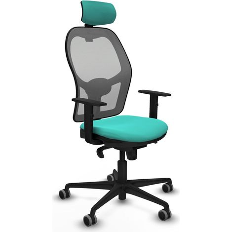 Sedia Ufficio con Poggiatesta Jorquera Piqueras y Crespo 1D036G2 Turchese (1/5)