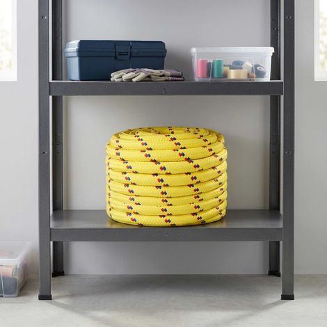 vidaXL Cuerda multiusos 20 mm 25 m Amarillo PP 2400 kg Carga máx. (1/5)