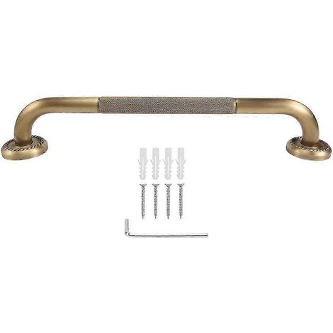 Badewannen-Haltegriff, antiker Messing-Haltegriff, Armlehne, Griff, Toiletten-Haltegriff für Senioren, Wandmontage (1/5)