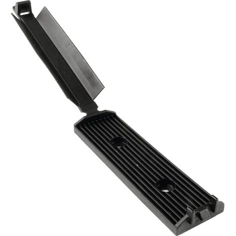 HellermannTyton FKH80APT-A-BK Basetta di fissaggio autoadesivo, avvitabile 151-03681 con colla acrilica, per cavi piatt