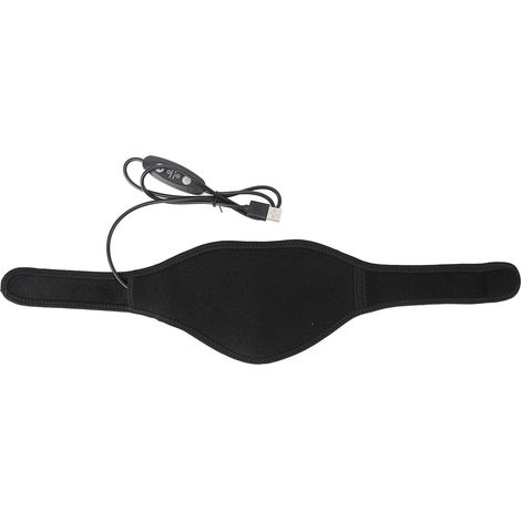 Coussin chauffant cervical 5 vitesses massage vibrant lavable USB pour usage domestique et bureau (1/5)