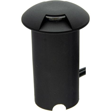 Balise encastrable au sol LED 0,75W 12V DC - Blanc Chaud - Noir (1/5)
