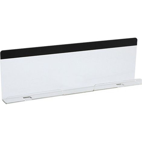 Tableau mémo inférieur pour écran avec trou de chargement, en acrylique, pour stylo et téléphone portable, idéal pour le bureau. (1/5)