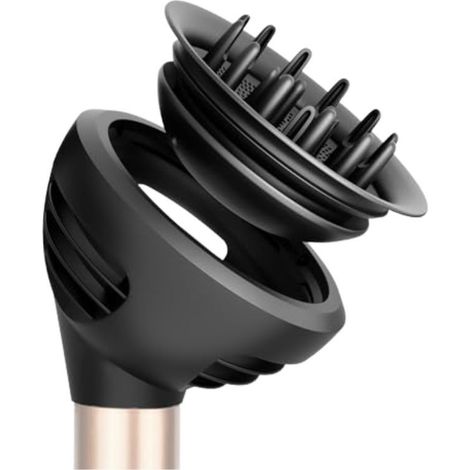 Diffuseur Double Couche Compatible avec Dyson Airwrap HS01/05, ABS Gris