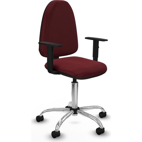 Piqueras y Crespo B1D05RN Silla de Oficina Granate Confort