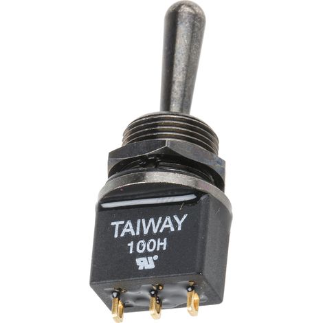 Interrupteur à levier RS PRO, (On)-Off-(On), 1RT, 5 A @ 250 V c.a. ( Prix pour 1 ) (1/2)