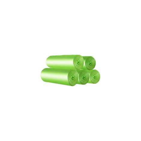 100 Stück Bio-Müllbeutel 30 l, reißfest, Lebensmittelabfallbeutel, 100 % kompostierbar und biologisch abbaubar, aus Maisstärke. (1/5)