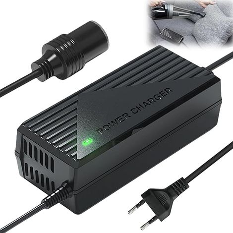 Convertisseur de Tension 220v à 12v, Adaptateur Prise Allume-Cigare, adaptateur Adaptateur Secteur, Adaptateur Alimentation glacière, redresseur Secteur pour compresseur glacière et Ventilateurs (1/5)