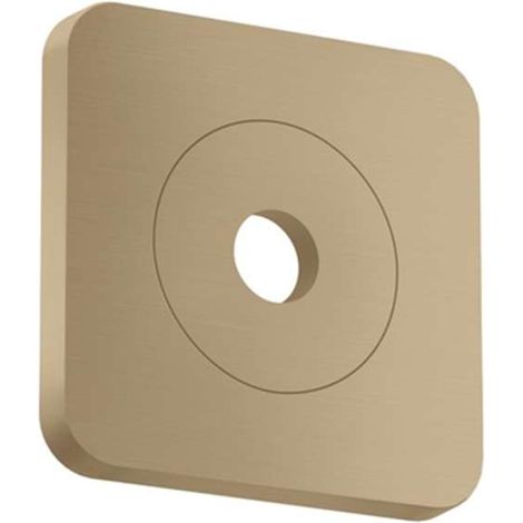 Axor Citterio C - Rosace de recouvrement 12x12 cm, bronze brossé 28801140 (1/2)