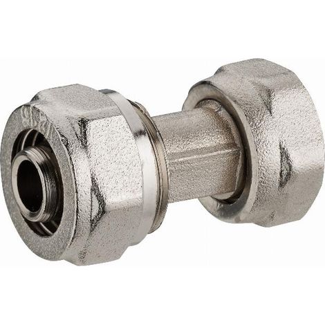 Gerade Klemmverschraubung für Mehrschichtverbundrohr NOYON & THIEBAULT - Ø 16 mm mit Innengewinde freie Mutter F3/8 (12x17) - 3915-1216L1